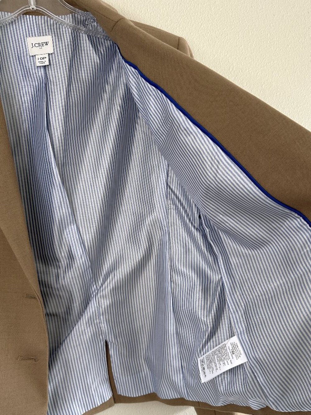 J. Crew Original Schoolboy Blazer, 10P, Camel Tan Classic Preppy - Picture 10 of 12